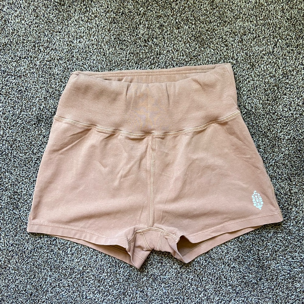 Free People Cotton Short Medium Camel - Picture 2 of 9